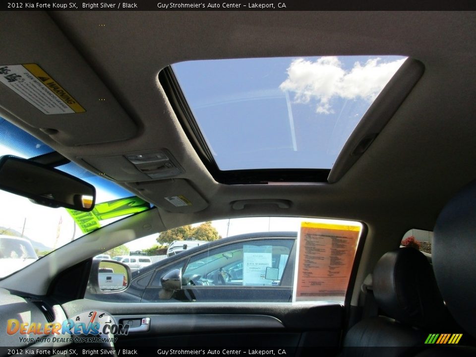 2012 Kia Forte Koup SX Bright Silver / Black Photo #23