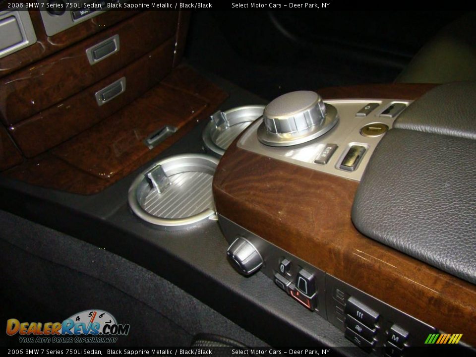 2006 BMW 7 Series 750Li Sedan Black Sapphire Metallic / Black/Black Photo #11