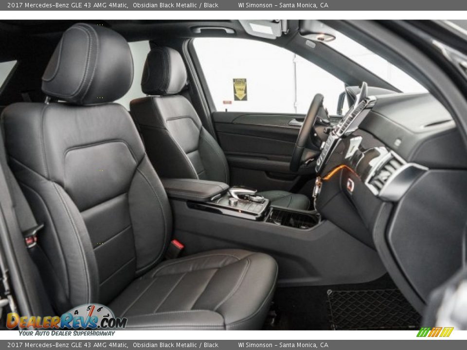 2017 Mercedes-Benz GLE 43 AMG 4Matic Obsidian Black Metallic / Black Photo #2