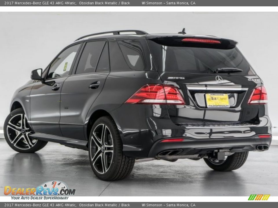 2017 Mercedes-Benz GLE 43 AMG 4Matic Obsidian Black Metallic / Black Photo #3