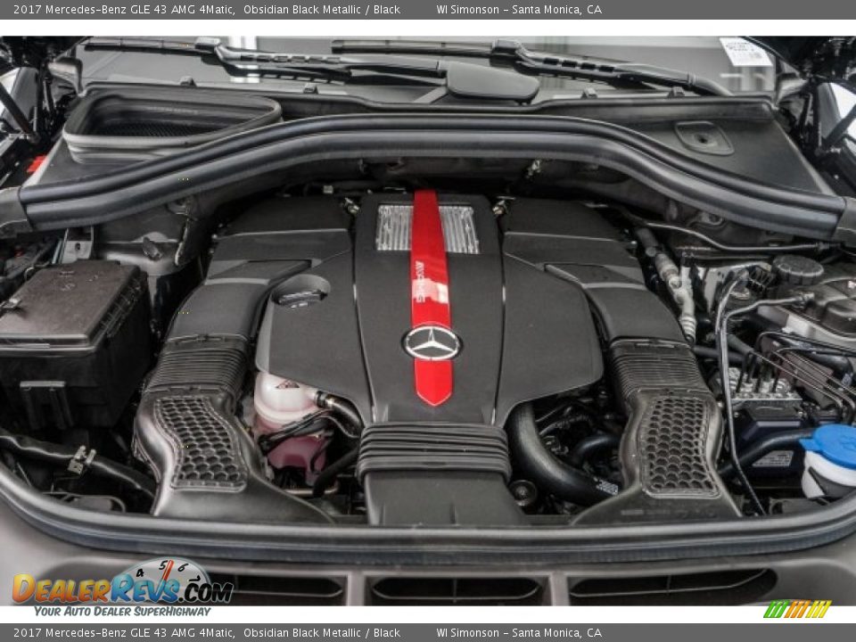2017 Mercedes-Benz GLE 43 AMG 4Matic 3.0 Liter DI biturbo DOHC 24-Valve VVT V6 Engine Photo #9