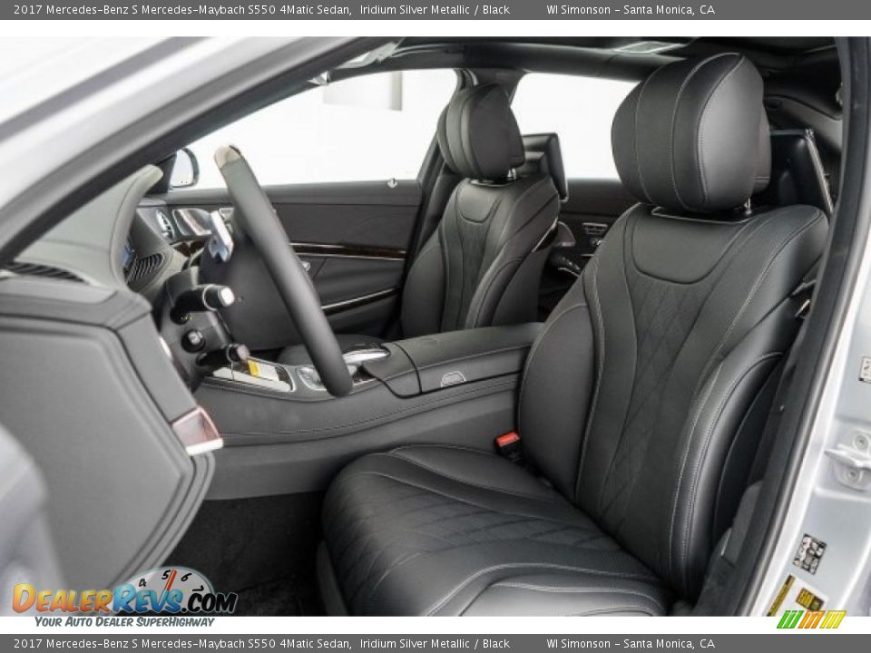 Front Seat of 2017 Mercedes-Benz S Mercedes-Maybach S550 4Matic Sedan Photo #6