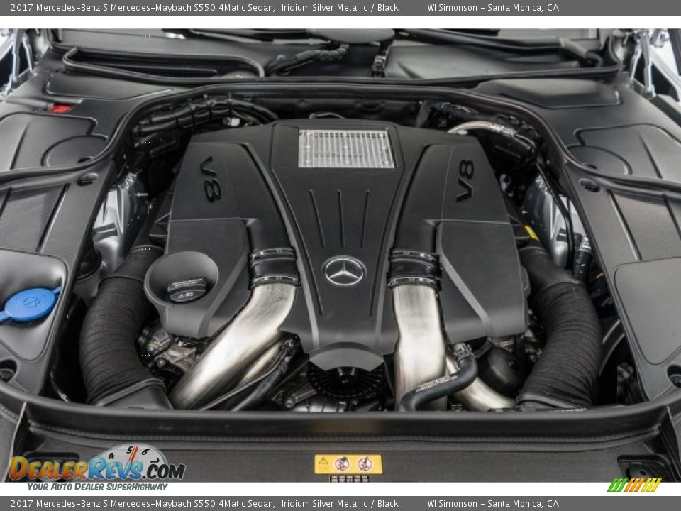 2017 Mercedes-Benz S Mercedes-Maybach S550 4Matic Sedan 4.7 Liter DI biturbo DOHC 32-Valve VVT V8 Engine Photo #9