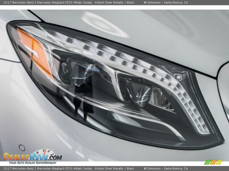 2017 Mercedes-Benz S Mercedes-Maybach S550 4Matic Sedan Iridium Silver Metallic / Black Photo #26