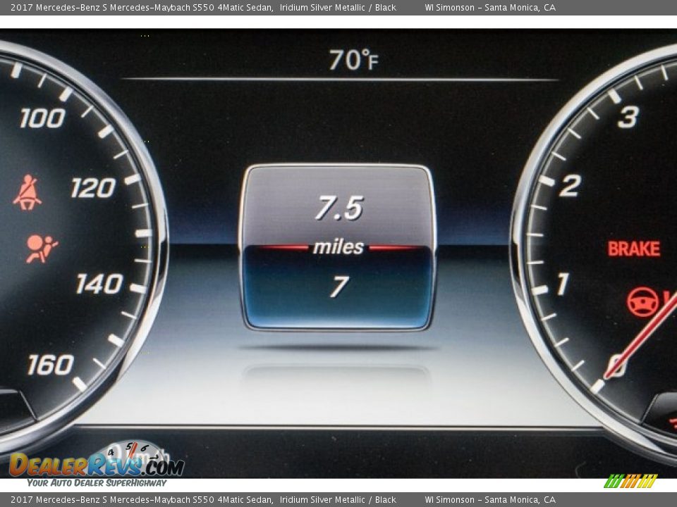 2017 Mercedes-Benz S Mercedes-Maybach S550 4Matic Sedan Iridium Silver Metallic / Black Photo #30