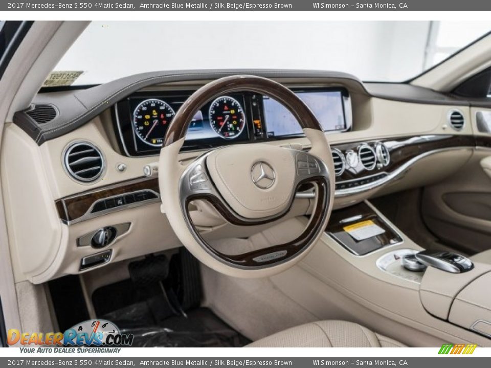 Dashboard of 2017 Mercedes-Benz S 550 4Matic Sedan Photo #5