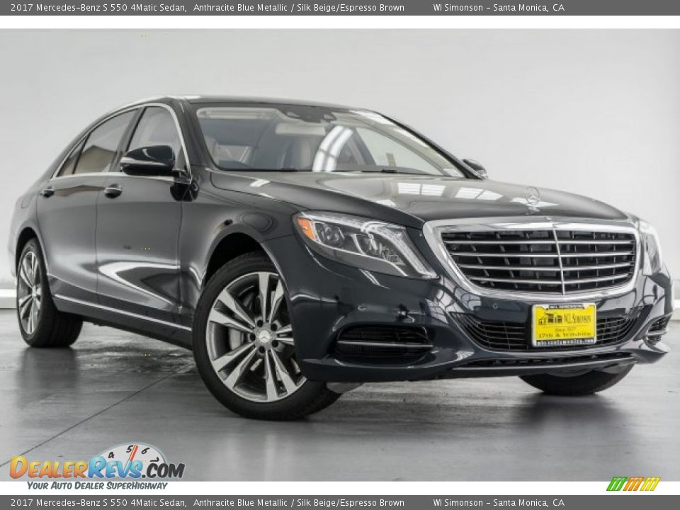 Front 3/4 View of 2017 Mercedes-Benz S 550 4Matic Sedan Photo #12