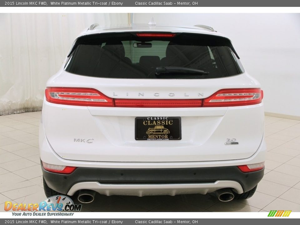 2015 Lincoln MKC FWD White Platinum Metallic Tri-coat / Ebony Photo #28