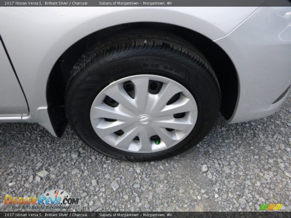 2017 Nissan Versa S Brilliant Silver / Charcoal Photo #2