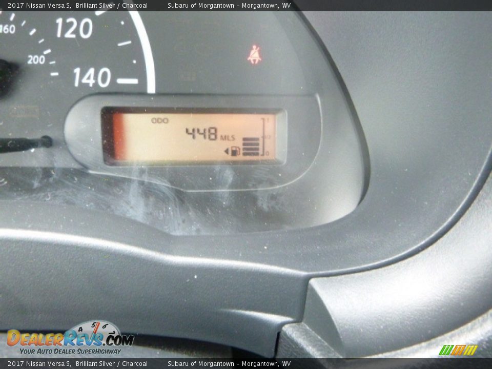 2017 Nissan Versa S Brilliant Silver / Charcoal Photo #20