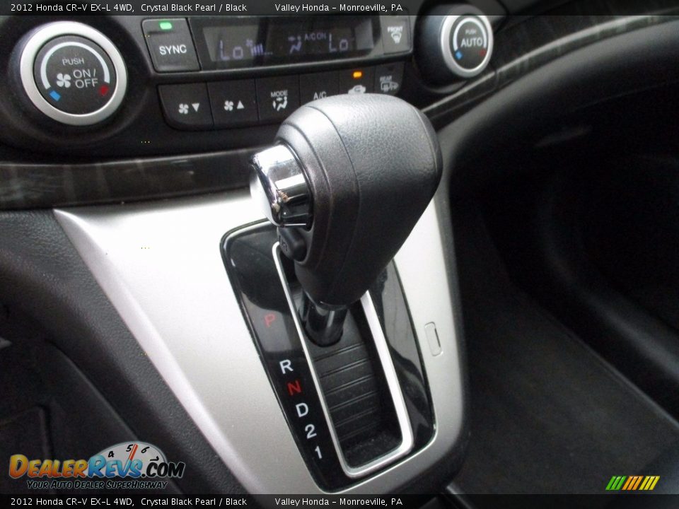 2012 Honda CR-V EX-L 4WD Crystal Black Pearl / Black Photo #15