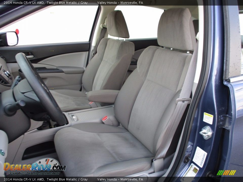 2014 Honda CR-V LX AWD Twilight Blue Metallic / Gray Photo #11