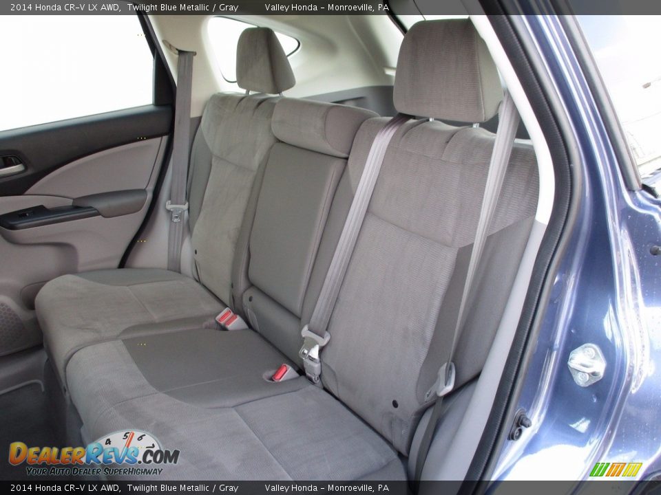 2014 Honda CR-V LX AWD Twilight Blue Metallic / Gray Photo #12