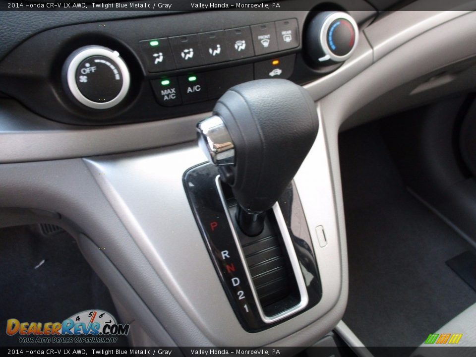 2014 Honda CR-V LX AWD Twilight Blue Metallic / Gray Photo #14