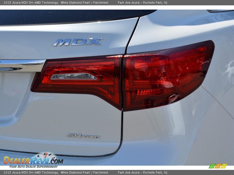2015 Acura MDX SH-AWD Technology White Diamond Pearl / Parchment Photo #23