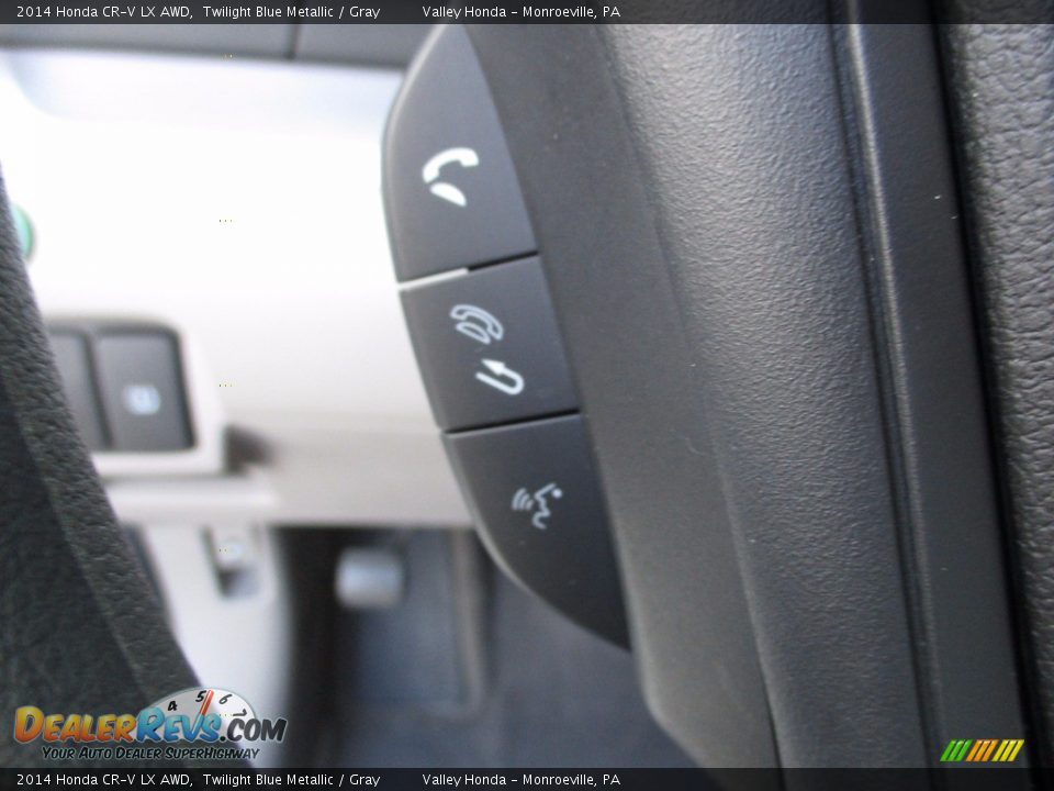 2014 Honda CR-V LX AWD Twilight Blue Metallic / Gray Photo #18
