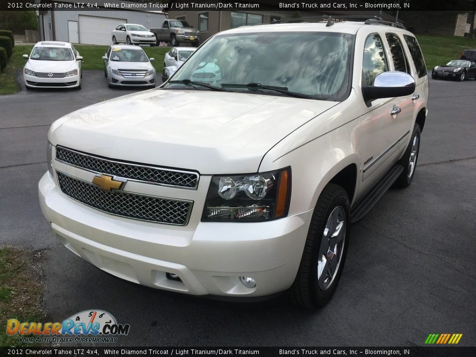 2012 Chevrolet Tahoe LTZ 4x4 White Diamond Tricoat / Light Titanium/Dark Titanium Photo #6