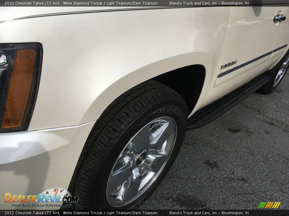 2012 Chevrolet Tahoe LTZ 4x4 White Diamond Tricoat / Light Titanium/Dark Titanium Photo #33