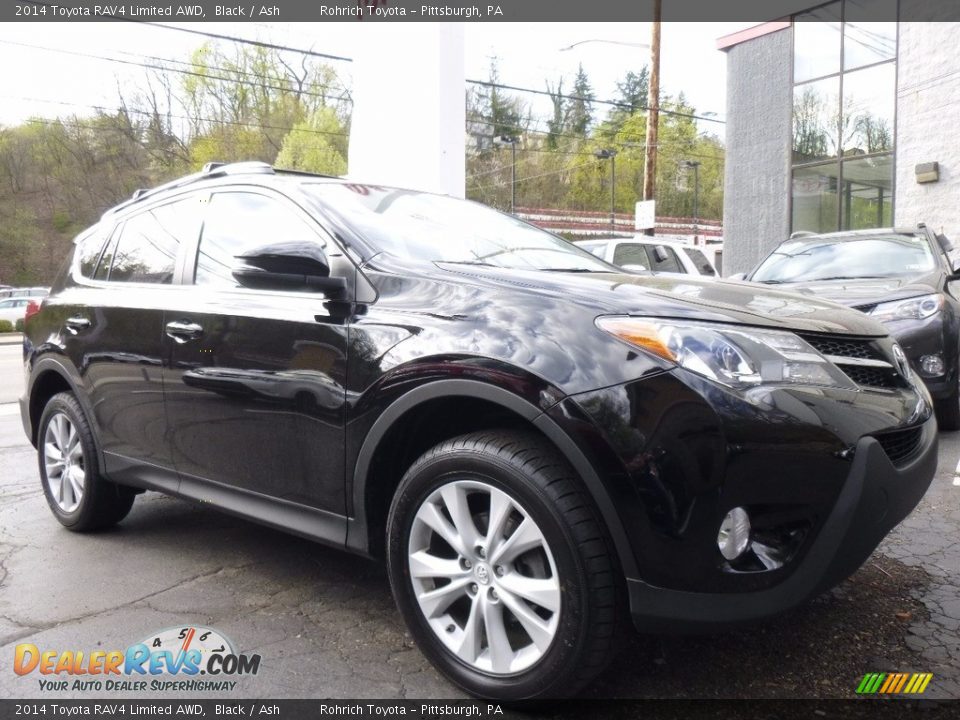 2014 Toyota RAV4 Limited AWD Black / Ash Photo #1