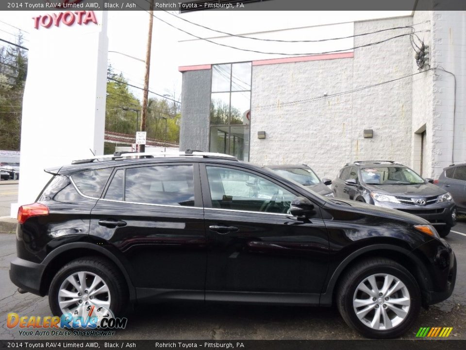 2014 Toyota RAV4 Limited AWD Black / Ash Photo #2