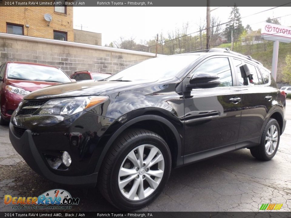 2014 Toyota RAV4 Limited AWD Black / Ash Photo #3