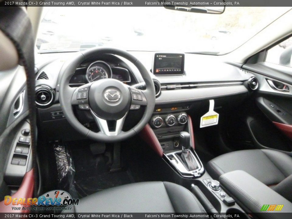 Black Interior - 2017 Mazda CX-3 Grand Touring AWD Photo #9