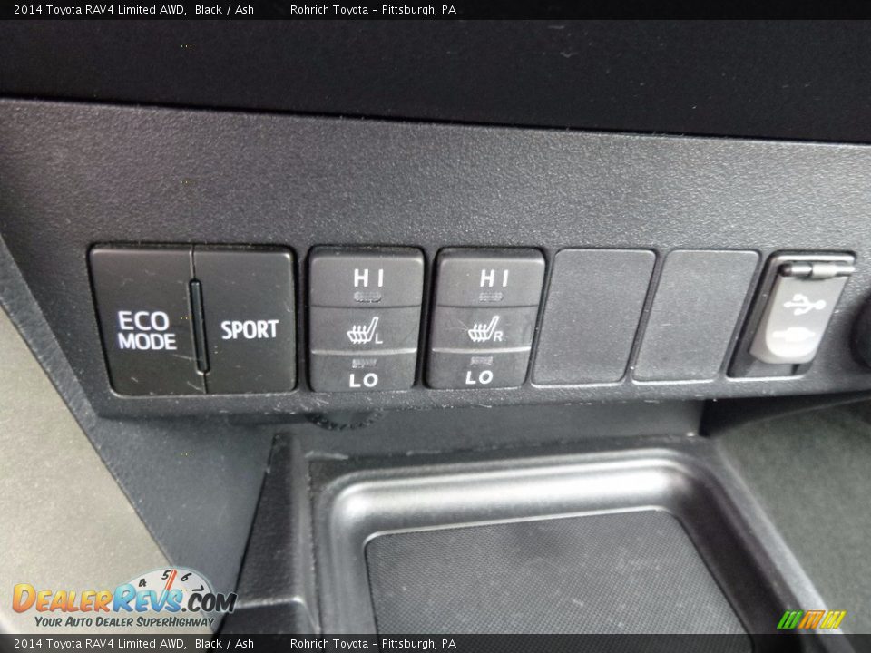 2014 Toyota RAV4 Limited AWD Black / Ash Photo #24