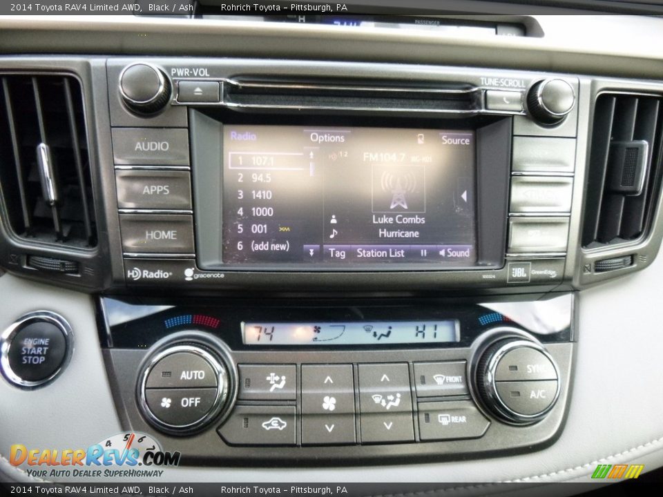 2014 Toyota RAV4 Limited AWD Black / Ash Photo #26