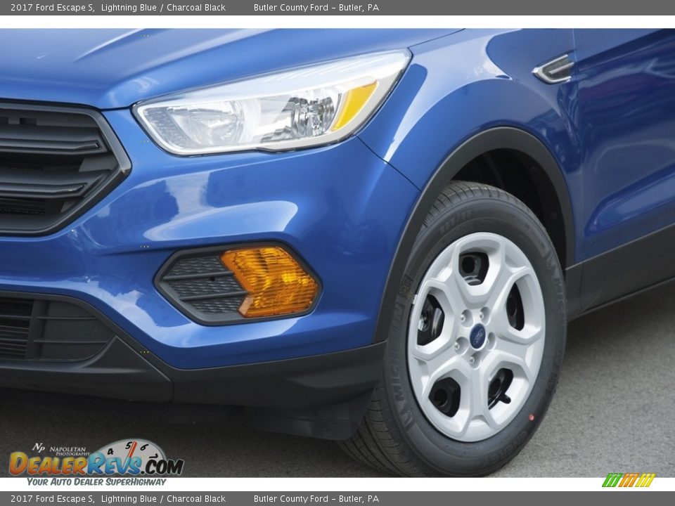 2017 Ford Escape S Lightning Blue / Charcoal Black Photo #2