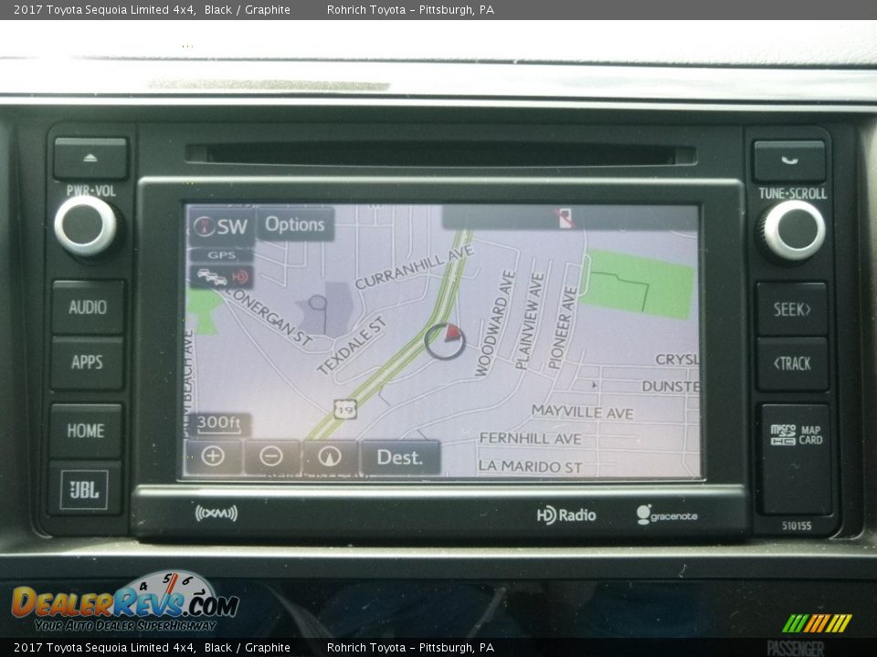 2017 Toyota Sequoia Limited 4x4 Black / Graphite Photo #13