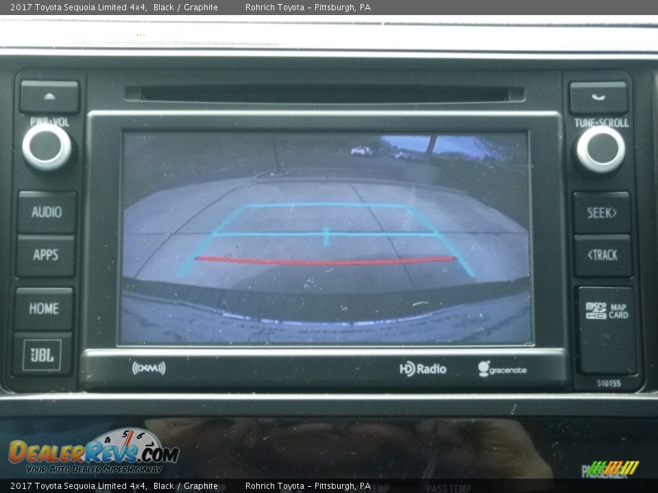 2017 Toyota Sequoia Limited 4x4 Black / Graphite Photo #14