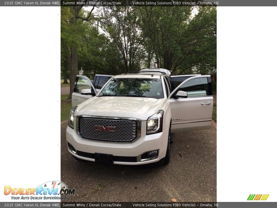 2015 GMC Yukon XL Denali 4WD Summit White / Denali Cocoa/Shale Photo #2