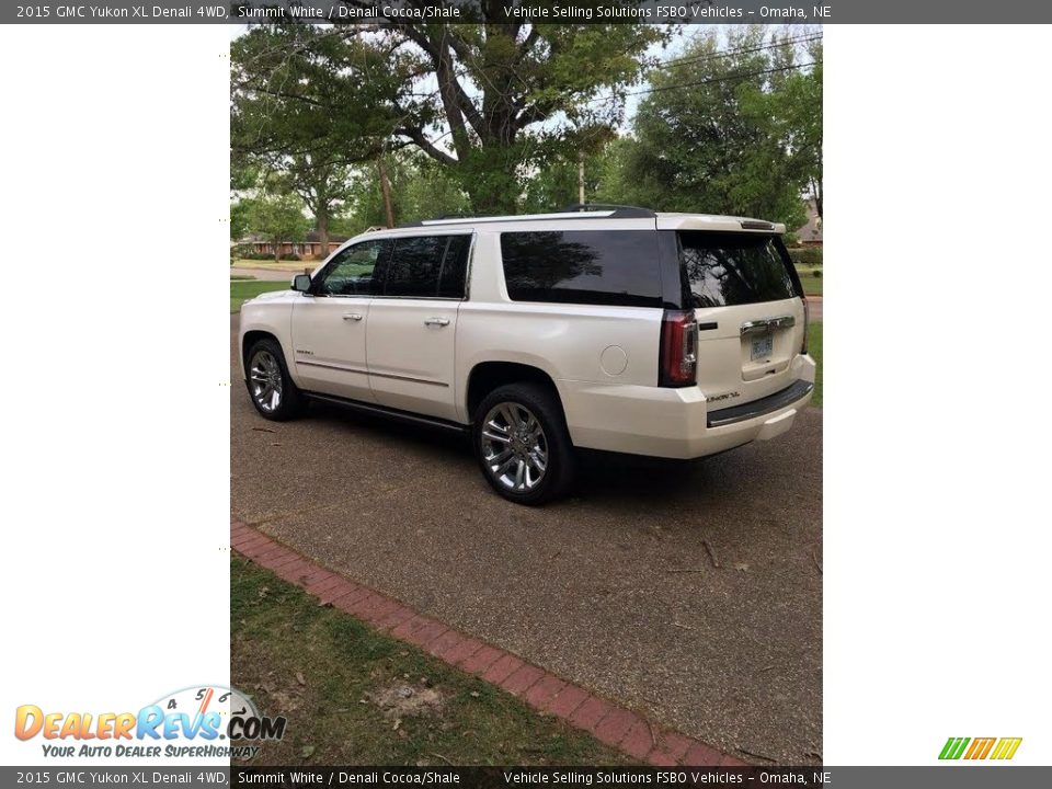 2015 GMC Yukon XL Denali 4WD Summit White / Denali Cocoa/Shale Photo #3