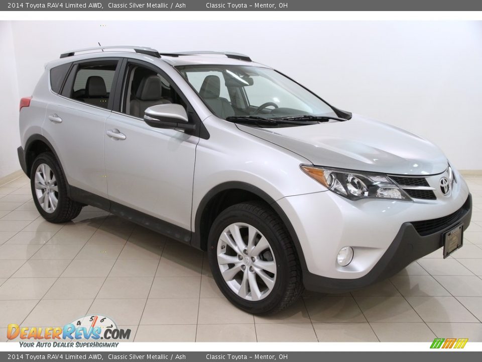 2014 Toyota RAV4 Limited AWD Classic Silver Metallic / Ash Photo #1