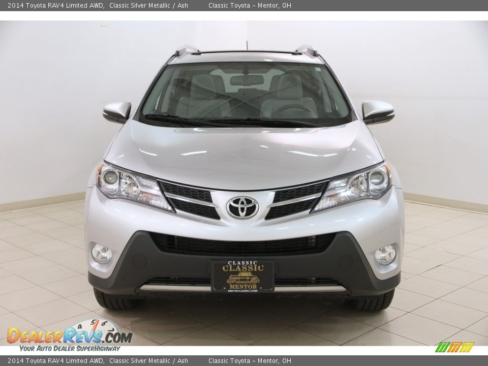 2014 Toyota RAV4 Limited AWD Classic Silver Metallic / Ash Photo #2