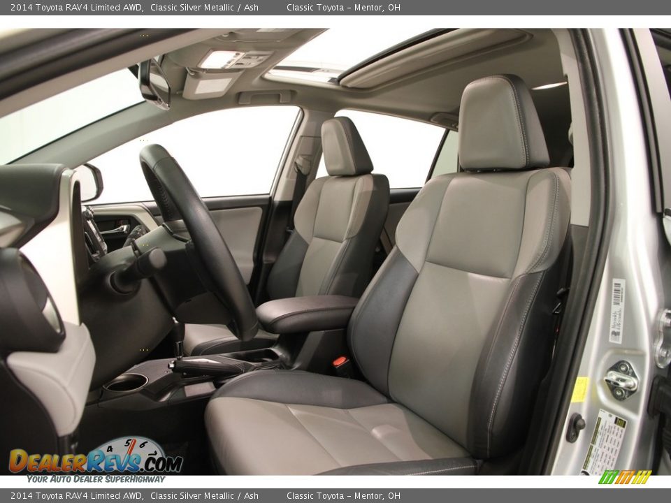 2014 Toyota RAV4 Limited AWD Classic Silver Metallic / Ash Photo #5