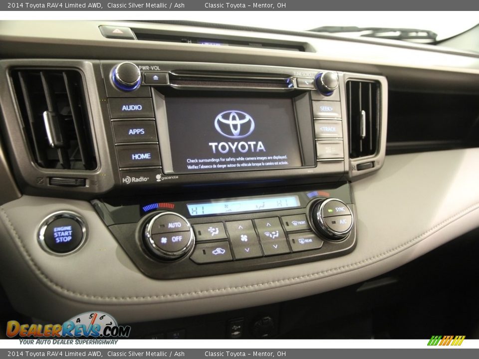 2014 Toyota RAV4 Limited AWD Classic Silver Metallic / Ash Photo #8