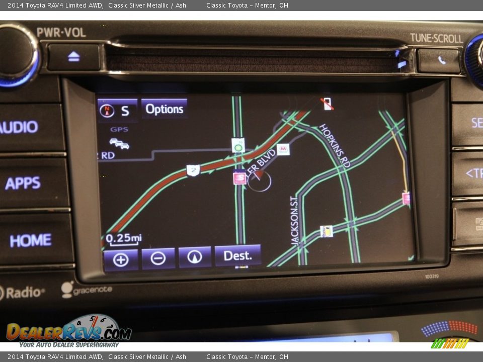 2014 Toyota RAV4 Limited AWD Classic Silver Metallic / Ash Photo #11