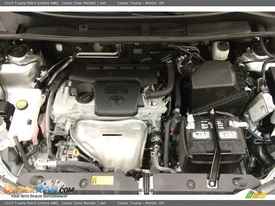2014 Toyota RAV4 Limited AWD Classic Silver Metallic / Ash Photo #18