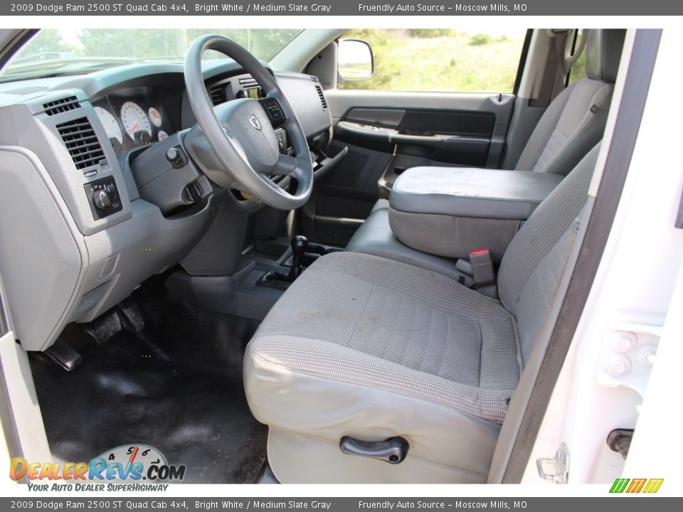 Medium Slate Gray Interior - 2009 Dodge Ram 2500 ST Quad Cab 4x4 Photo #23