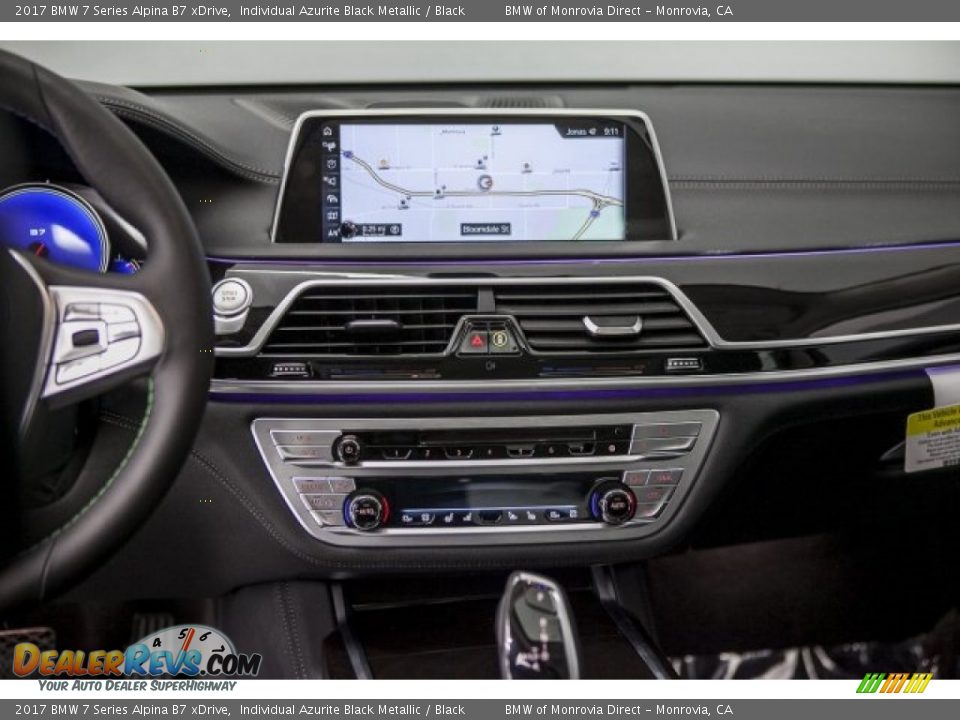 2017 BMW 7 Series Alpina B7 xDrive Individual Azurite Black Metallic / Black Photo #5