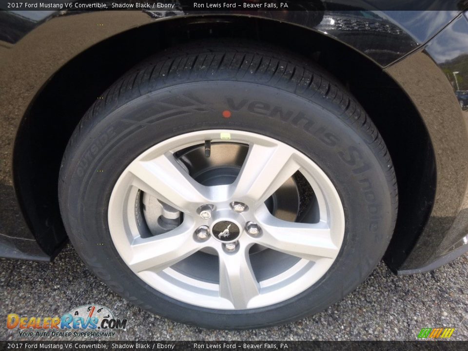 2017 Ford Mustang V6 Convertible Shadow Black / Ebony Photo #9