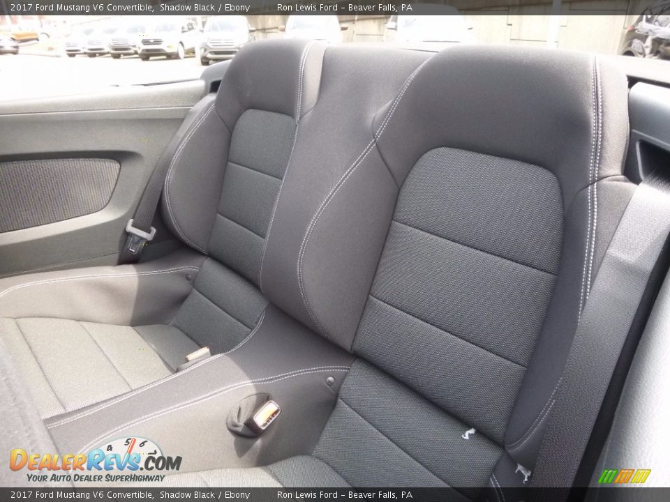 2017 Ford Mustang V6 Convertible Shadow Black / Ebony Photo #11