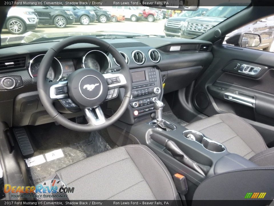 2017 Ford Mustang V6 Convertible Shadow Black / Ebony Photo #12