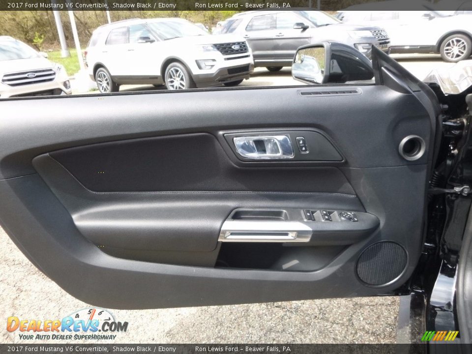 2017 Ford Mustang V6 Convertible Shadow Black / Ebony Photo #13