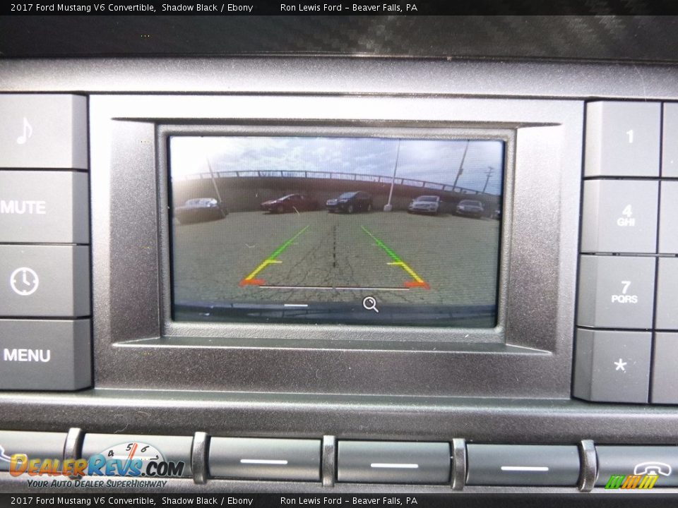 2017 Ford Mustang V6 Convertible Shadow Black / Ebony Photo #18