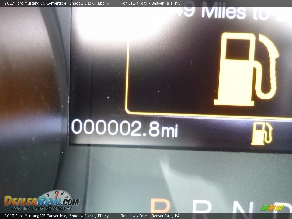 2017 Ford Mustang V6 Convertible Shadow Black / Ebony Photo #20