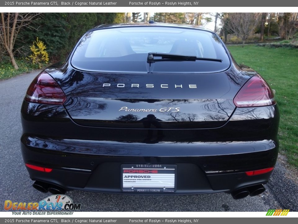2015 Porsche Panamera GTS Black / Cognac Natural Leather Photo #5