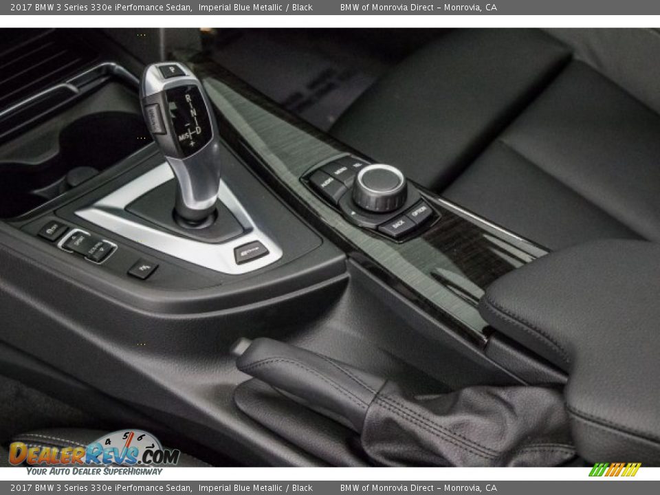 2017 BMW 3 Series 330e iPerfomance Sedan Imperial Blue Metallic / Black Photo #7