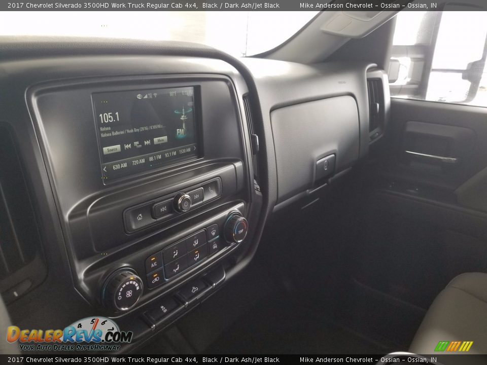 2017 Chevrolet Silverado 3500HD Work Truck Regular Cab 4x4 Black / Dark Ash/Jet Black Photo #15